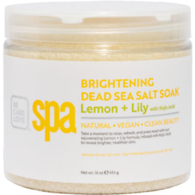 BCL SPA Dead Sea Salt Soak - Lemon + Lily 473 ml.