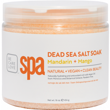 BCL SPA Dead Sea Salt Soak - Mandarin + Mango 473 ml.
