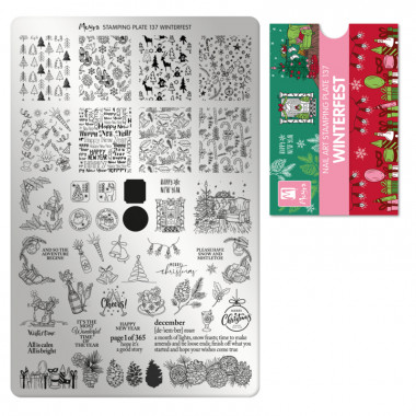 Moyra Stamping Plate 137 Wintervest