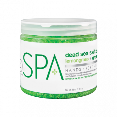 BCL SPA Dead Sea Salt Soak - Lemongrass + Green Tea 473 ml.