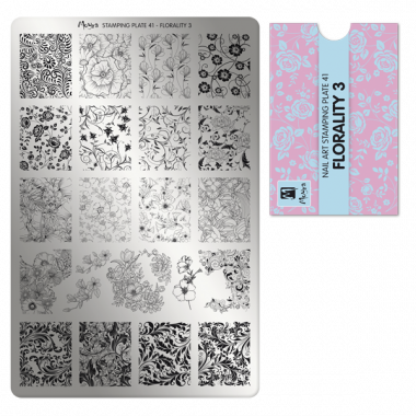 Moyra Stamping Plate 41 Florality 3 