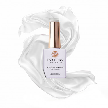Inveray UV/LED Gel Nail Polish N°162 SNOW WHITE
