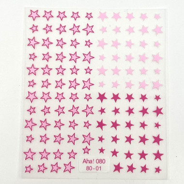 NIC Nailart Sticker Star 02