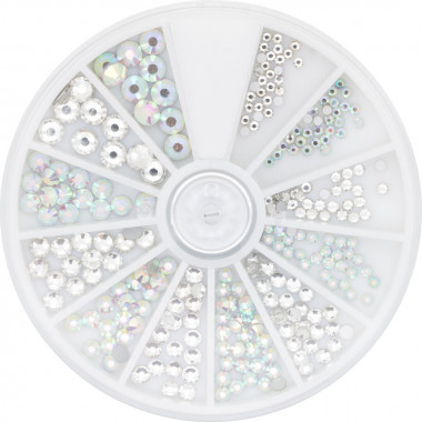 Magnetic Strass Wheel Crystal & Ice 270 pcs 