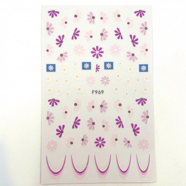 NIC Nailart Sticker Flowers 08