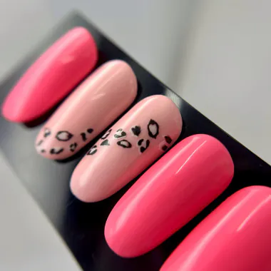 NIC Nailart Sticker Panter - Wit