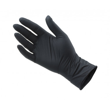 Abena Handschoenen Nitril Zwart - Maat S