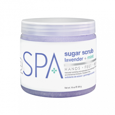 BCL SPA Sugar Scrub - Lavender + Mint 454 gr.