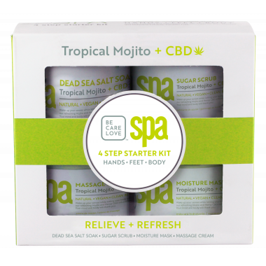 BCL SPA Starterkit - Tropical Mojito + CBD 4-step 473 ml.