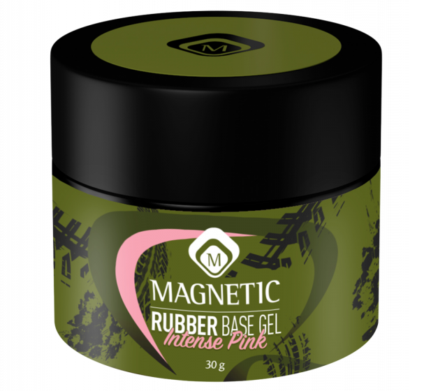 Magnetic Rubberbase Gel - Intense Pink 30 gram