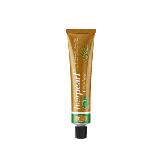 Hairpearl PPD-free Wimper-, en Wenkbrauwverf - Honey Brown