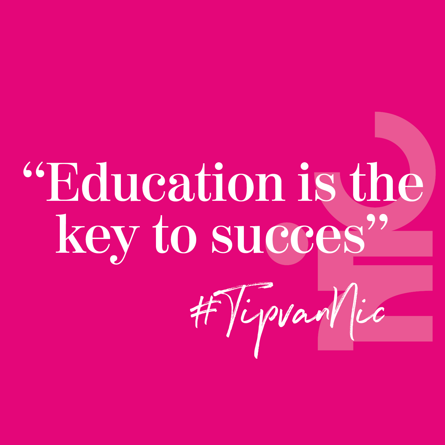 education is key